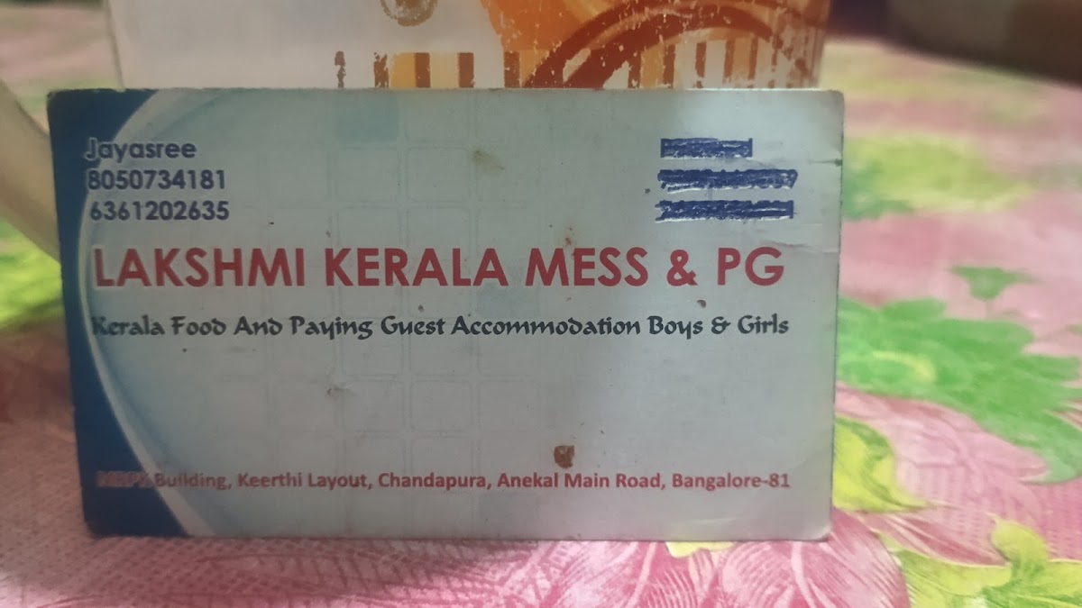 Lakshmi Kerala Mess